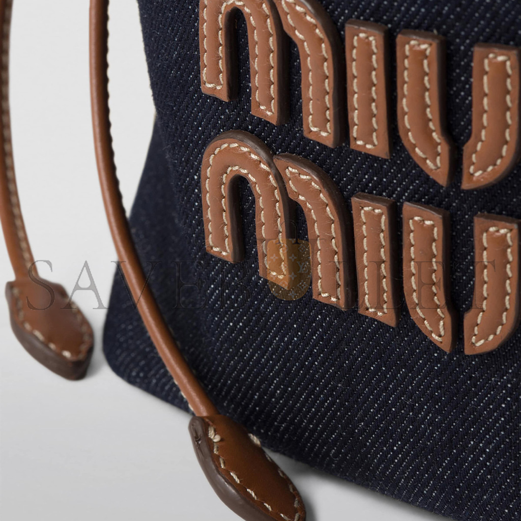 m1v m1v De*1m and leather logo bucket bag 5be090 (22.5*16*14cm)